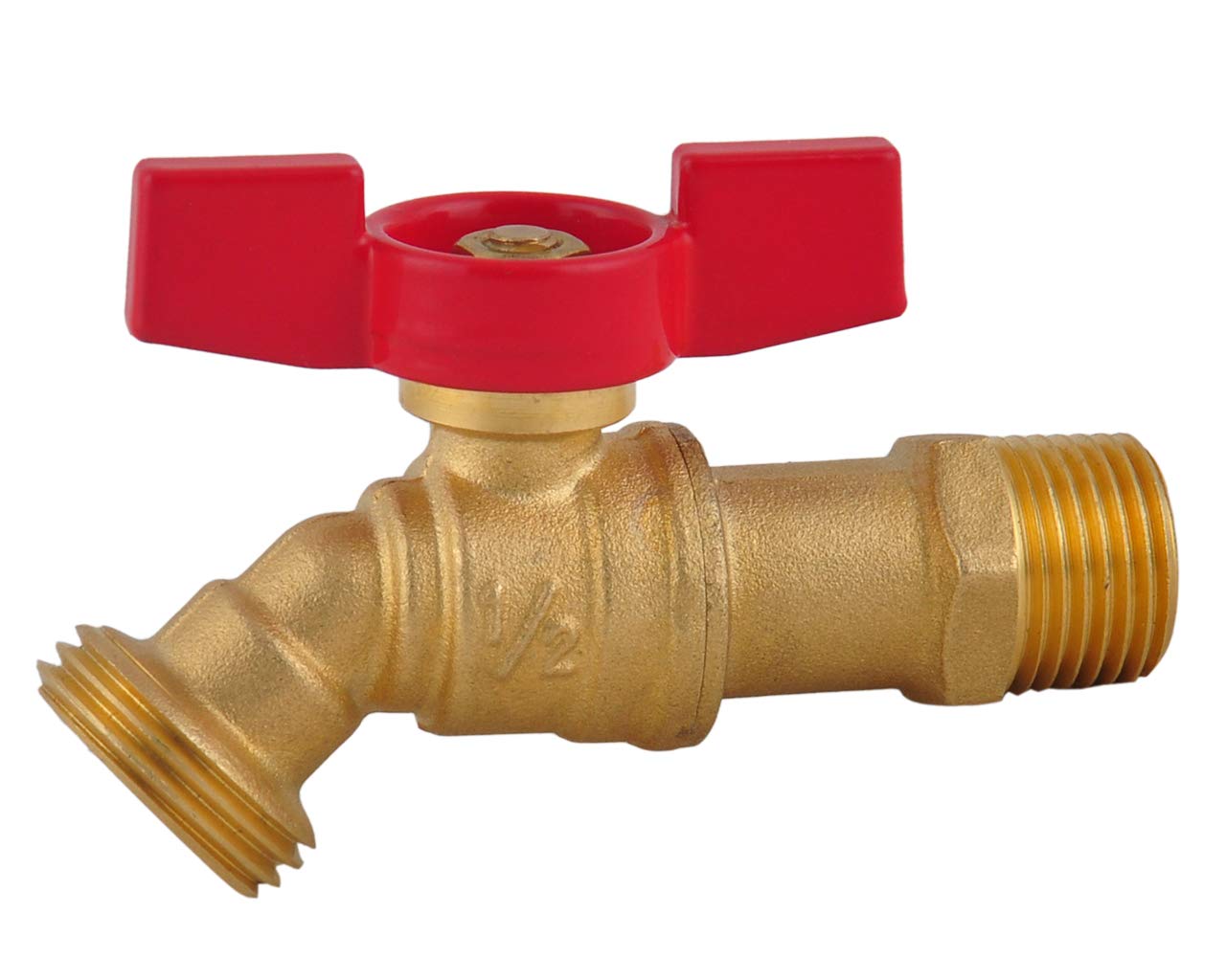 Brass body of LD Valve highlights durability for outdoor use.