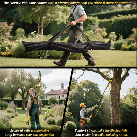 LDDEFOA 180-degree rotatable head for versatile pruning angles