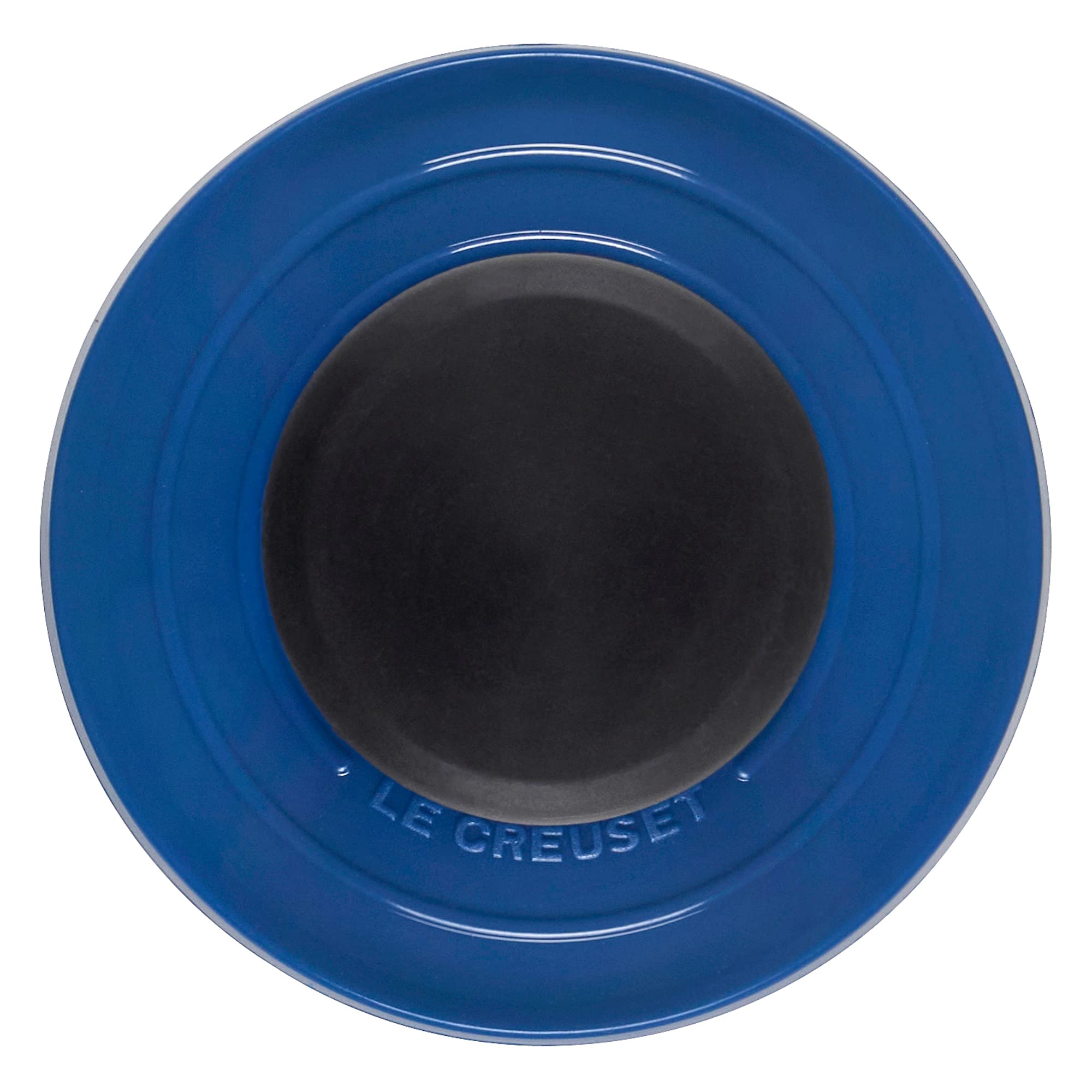 Le Creuset grill pan brush is dishwasher safe for easy cleanup.