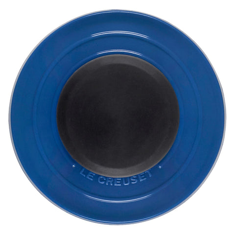 Le Creuset grill pan brush is dishwasher safe for easy cleanup.
