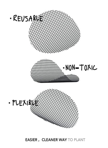 LE TAUCI anti-slip mesh pad keeps in place during watering