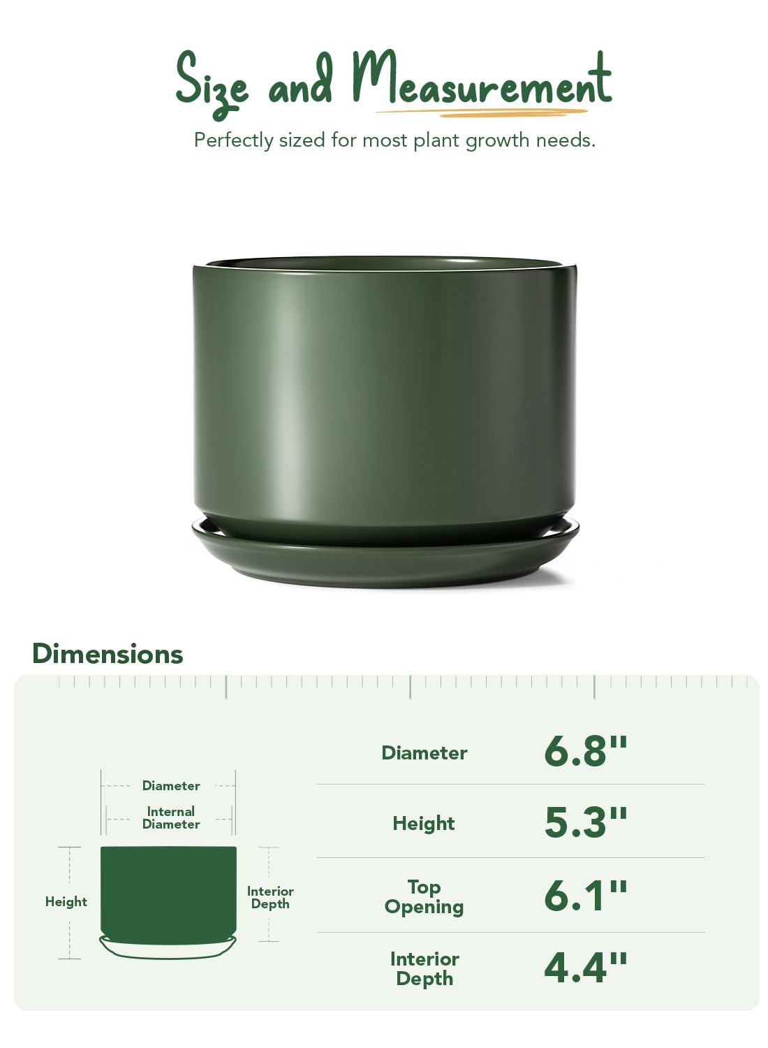 LE TAUCI durable ceramic build resists cracking for long-lasting indoor use.