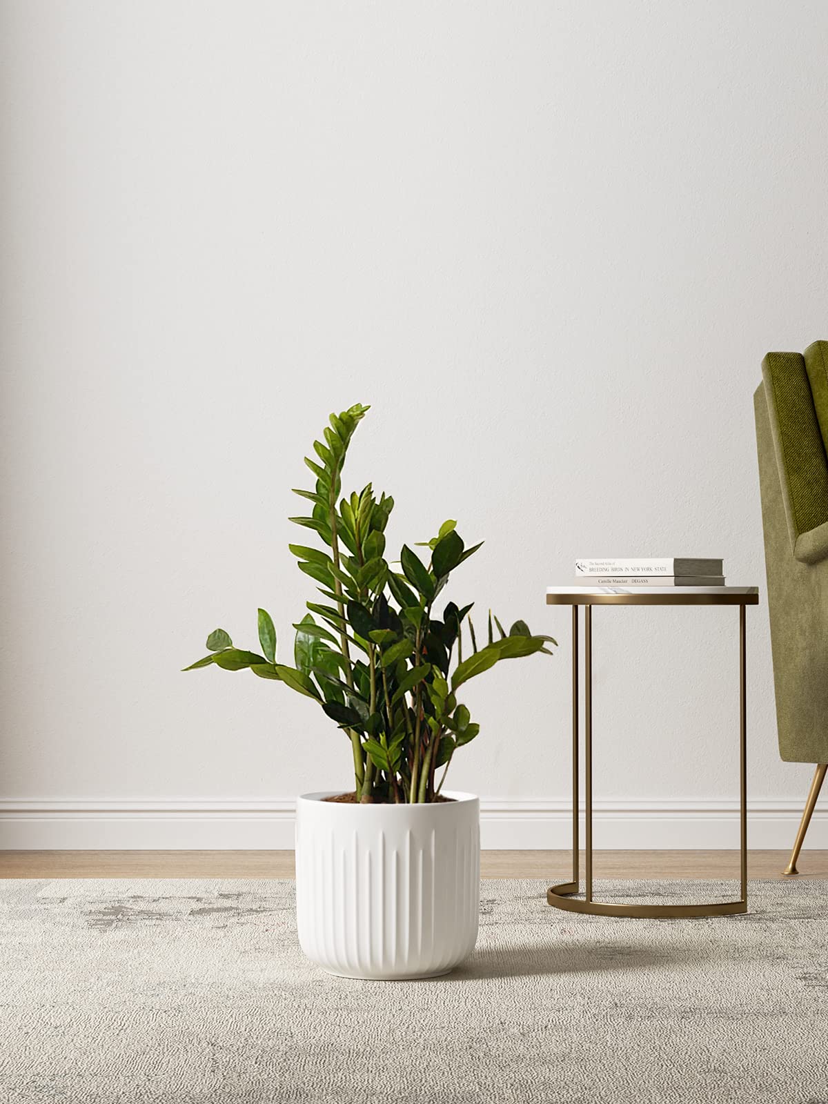 LE TAUCI 5.7-inch planter complements herbs and succulents with balanced height.