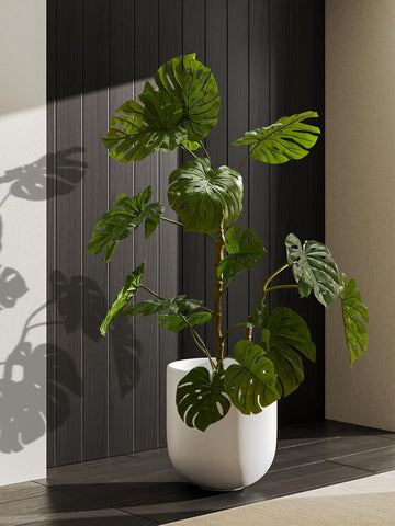 LE TAUCI indoor plant pot with drainage hole for proper moisture management