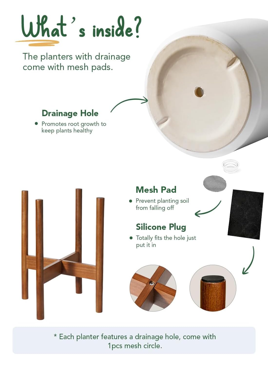 Mid-century modern LE TAUCI planter design enhances living spaces