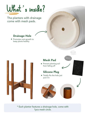 Mid-century modern LE TAUCI planter design enhances living spaces
