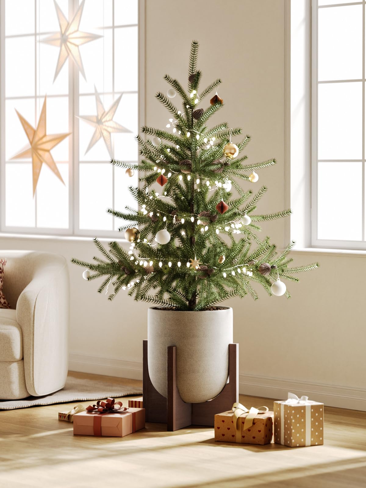 Ideal for office or living room plant decor