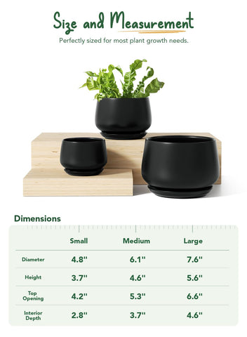 LE TAUCI drip pan keeps surfaces clean and dry after watering