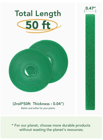 LE TAUCI Plant Ties ready for all weather conditions with durable grip
