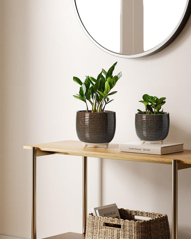 LE TAUCI pot used as office decor to elevate workspaces.