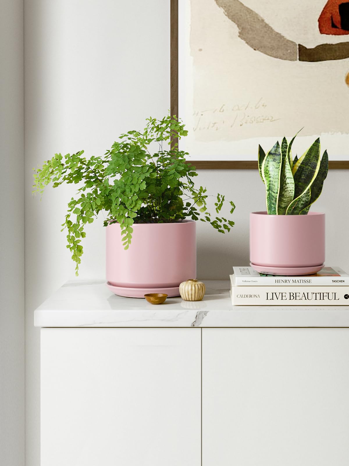 LE TAUCI pots fit windowsills and shelves for stylish plant displays