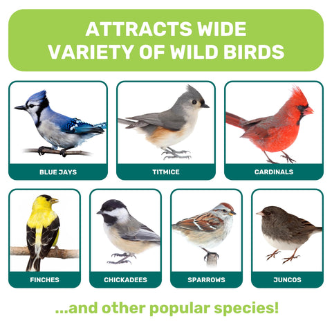 LEACH GRAIN & MILLING CO. High-quality ingredients support birds' natural feeding preferences.