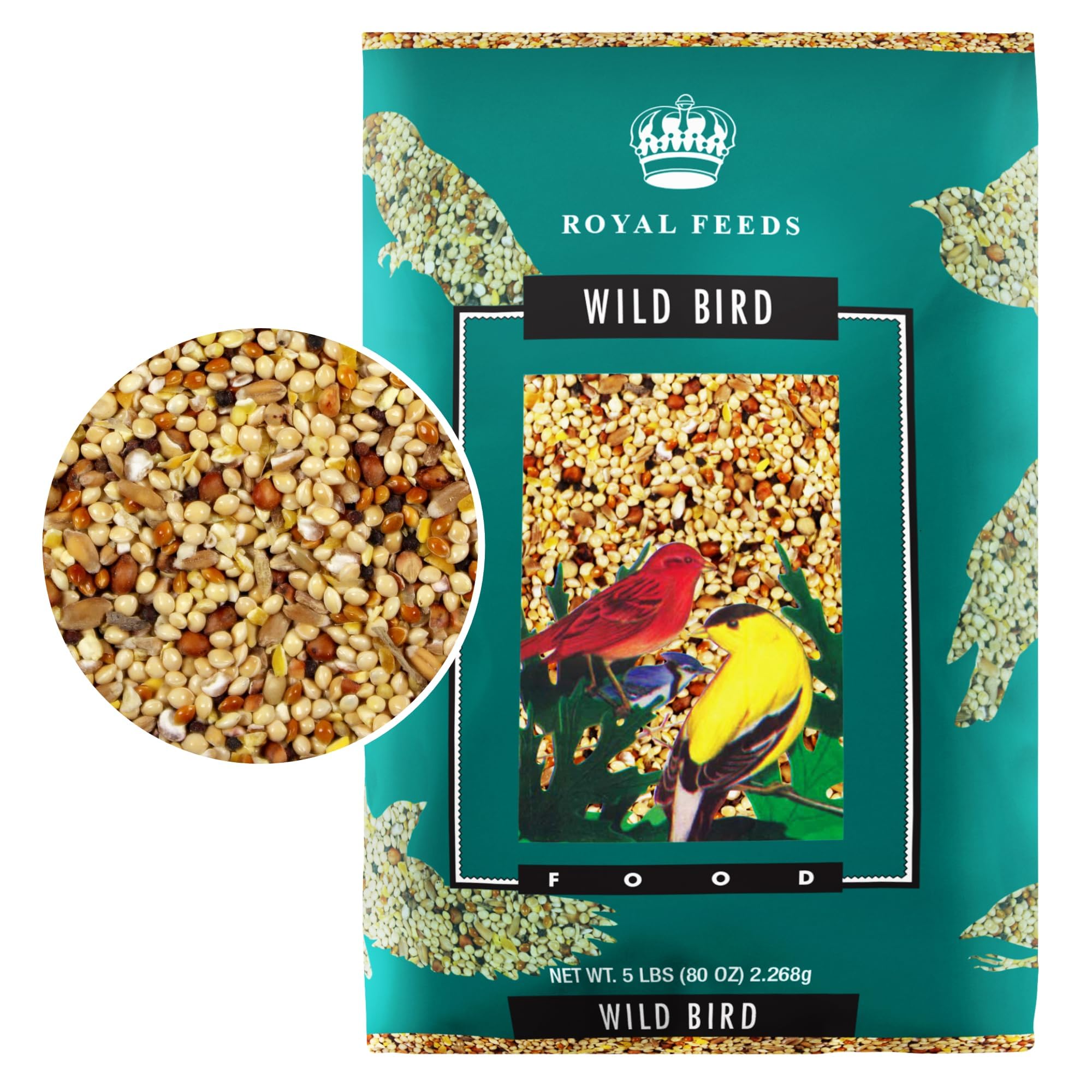 LEACH GRAIN & MILLING CO. Nut-free blend supports safe feeding for diverse bird species.