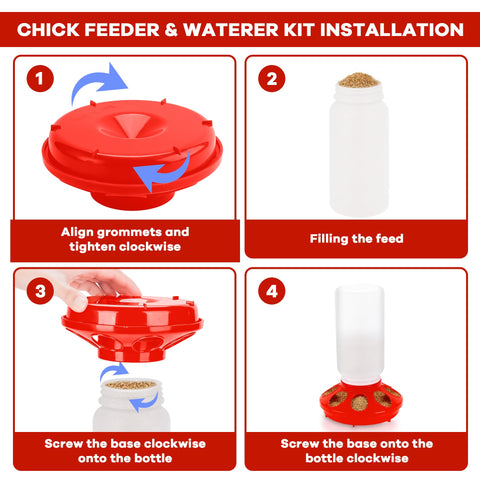 Leadinor mini chick perch assembly with hardware.
