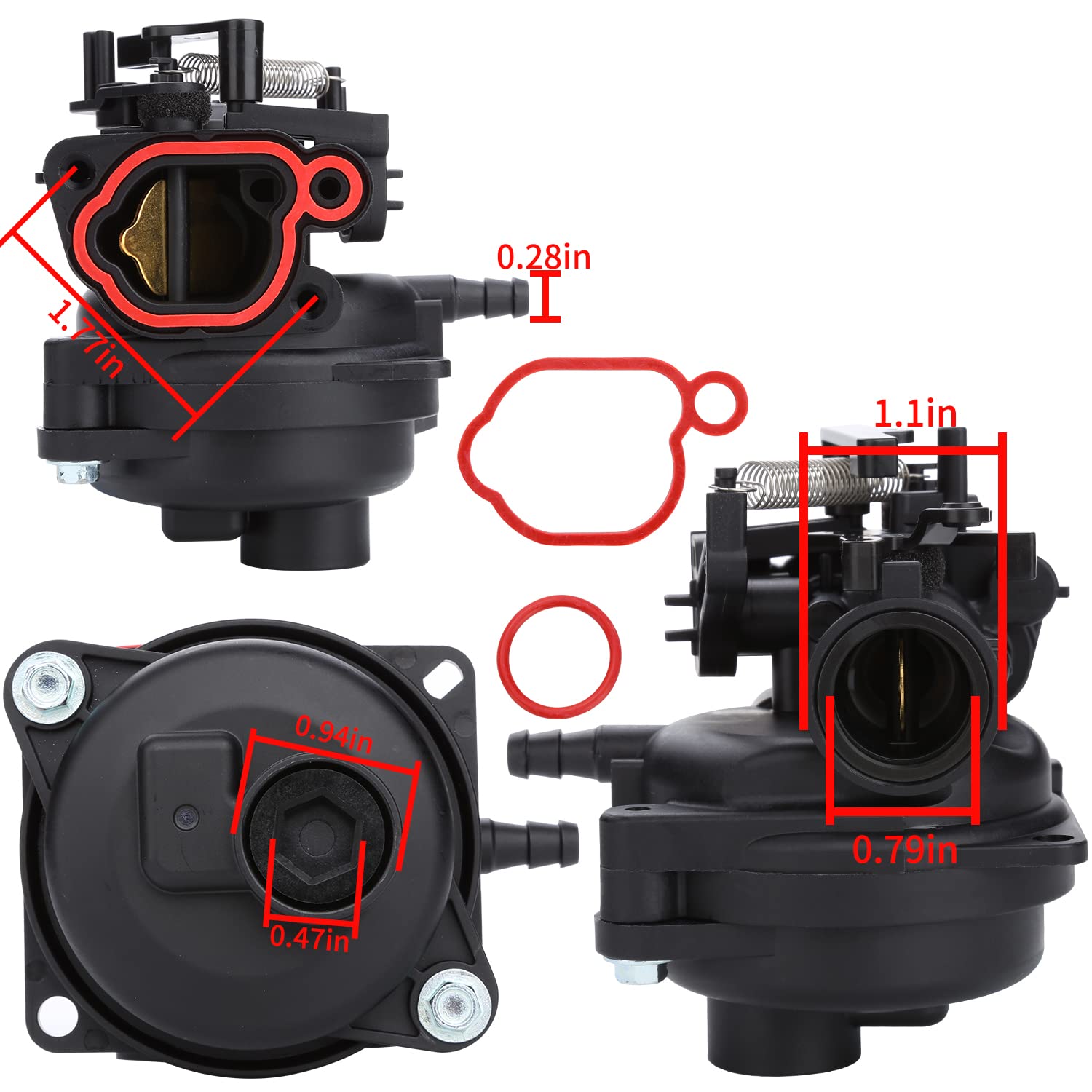 LEADRISE carburetor easy-install speeds up replacement during maintenance