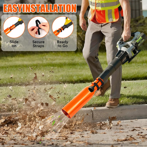 Leaf Blower Air Booster polymer build close-up highlighting durable weather-resistant construction.