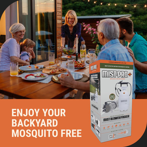 Mosquito Sniper System enhances leaf blower compatibility for misting.