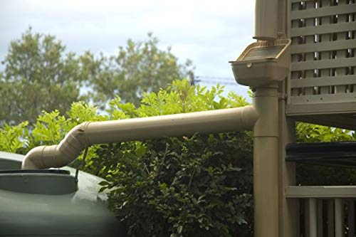 Leaf Eater Advanced RHAD100 in-use rain head during rainfall.