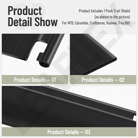 LEAFLEX Trail Shield side view demonstrates compact design