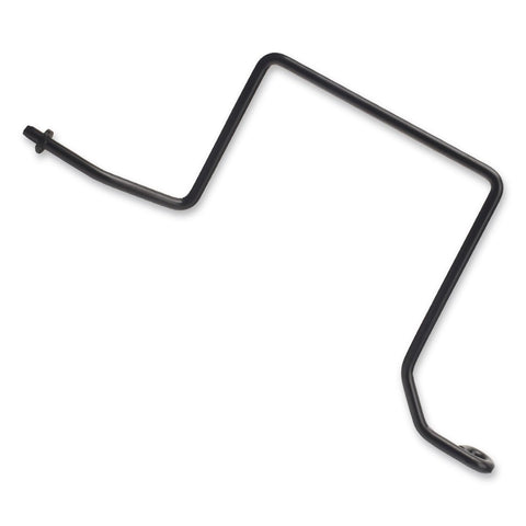 Leaflex 747-04857 belt keeper rod closeup shows durable steel design for mower reliability.