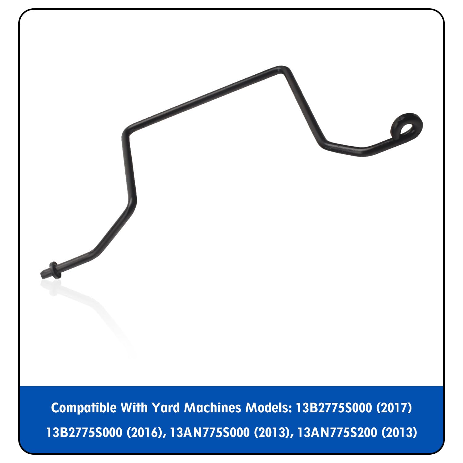 Leaflex belt keeper rod LT-series fit image confirms alignment with LT-series mowers.