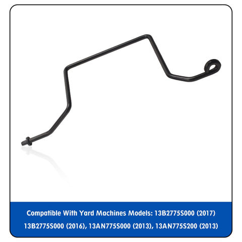 Leaflex belt keeper rod LT-series fit image confirms alignment with LT-series mowers.