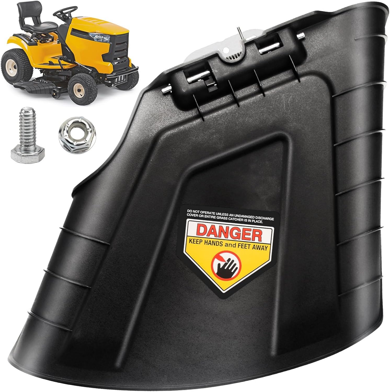 Leaflex chute assembly 631-04354C, durable replacement for compatible mowers.
