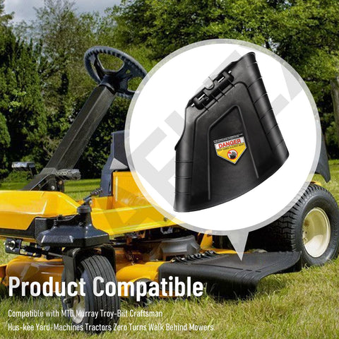 Leaflex chute assembly includes rod and spring for easy installation.