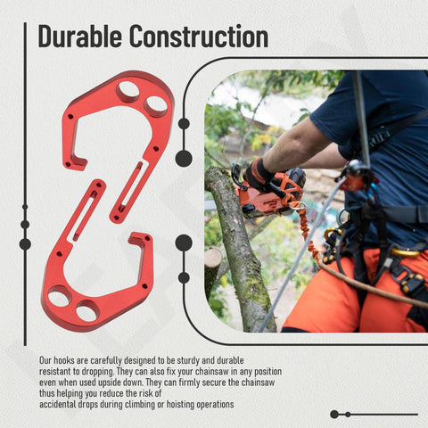 LEAFLEX double-hook design with lanyard hole for extra gear