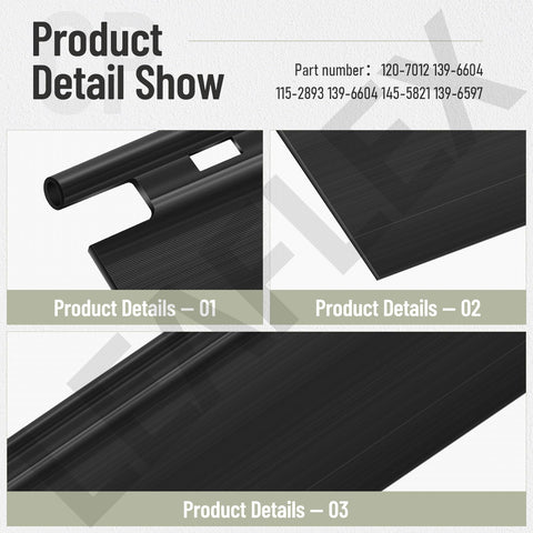 Leaflex shield installation guide image demonstrates quick tool-free replacement.