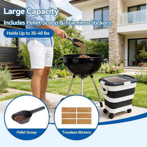 Leafory foldable design saves space in crowded grilling areas