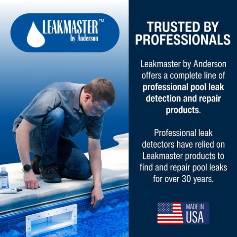 Leakmaster compatible with sealants and epoxies for repairs