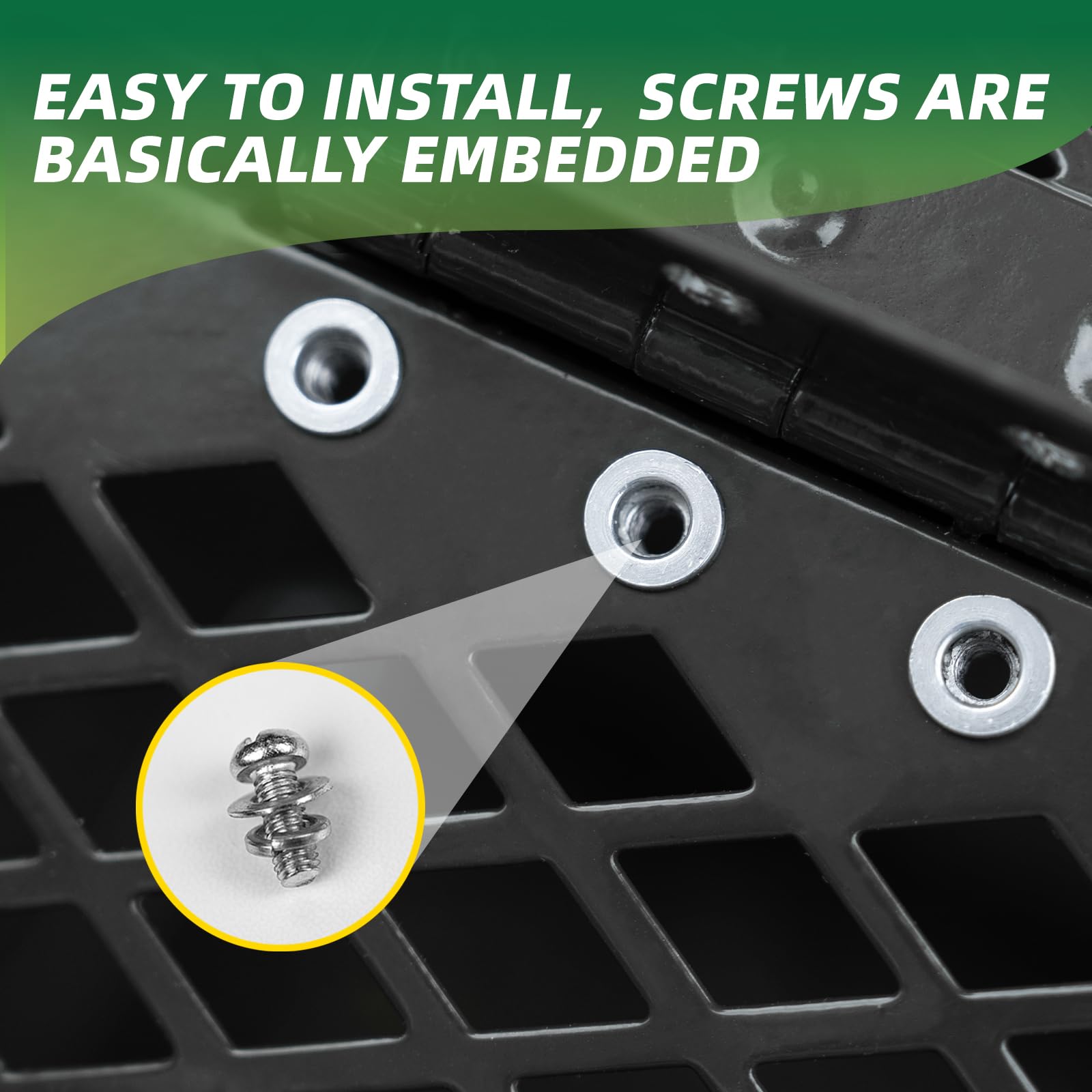 Leanaco spreader features double-side latches to prevent jams.