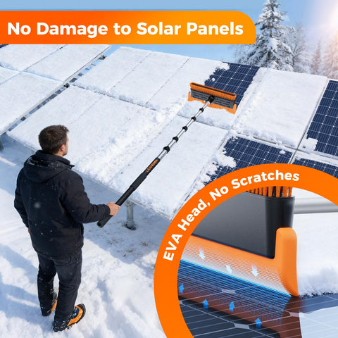 Leanaco reinforced rake head prevents loosening under heavy pressure on roofs.