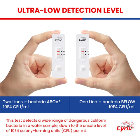 Leaping Lynx Bacteria Test Kit safety packaging included.