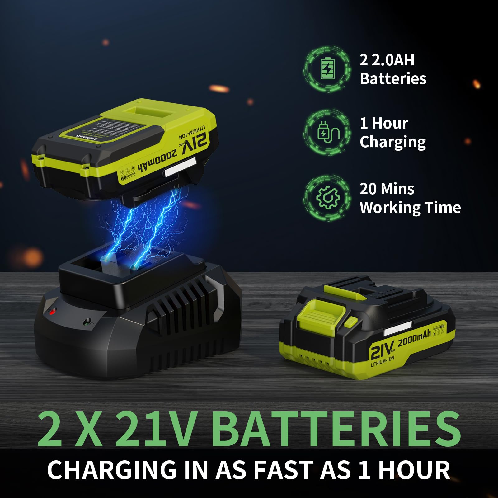 Turbo motor delivers up to 420 CFM and 150 MPH for efficient cleaning.