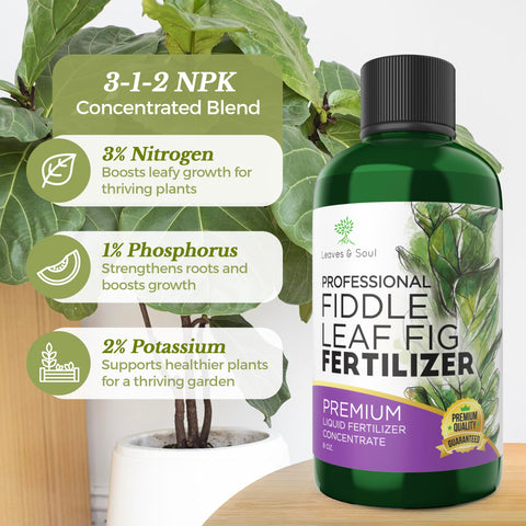 Leaves and Soul premium formula promotes maximum absorption for lush foliage.