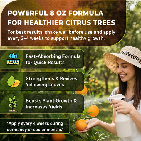 Leaves and Soul fertilizer label close-up showing balanced 6-4-6 formula