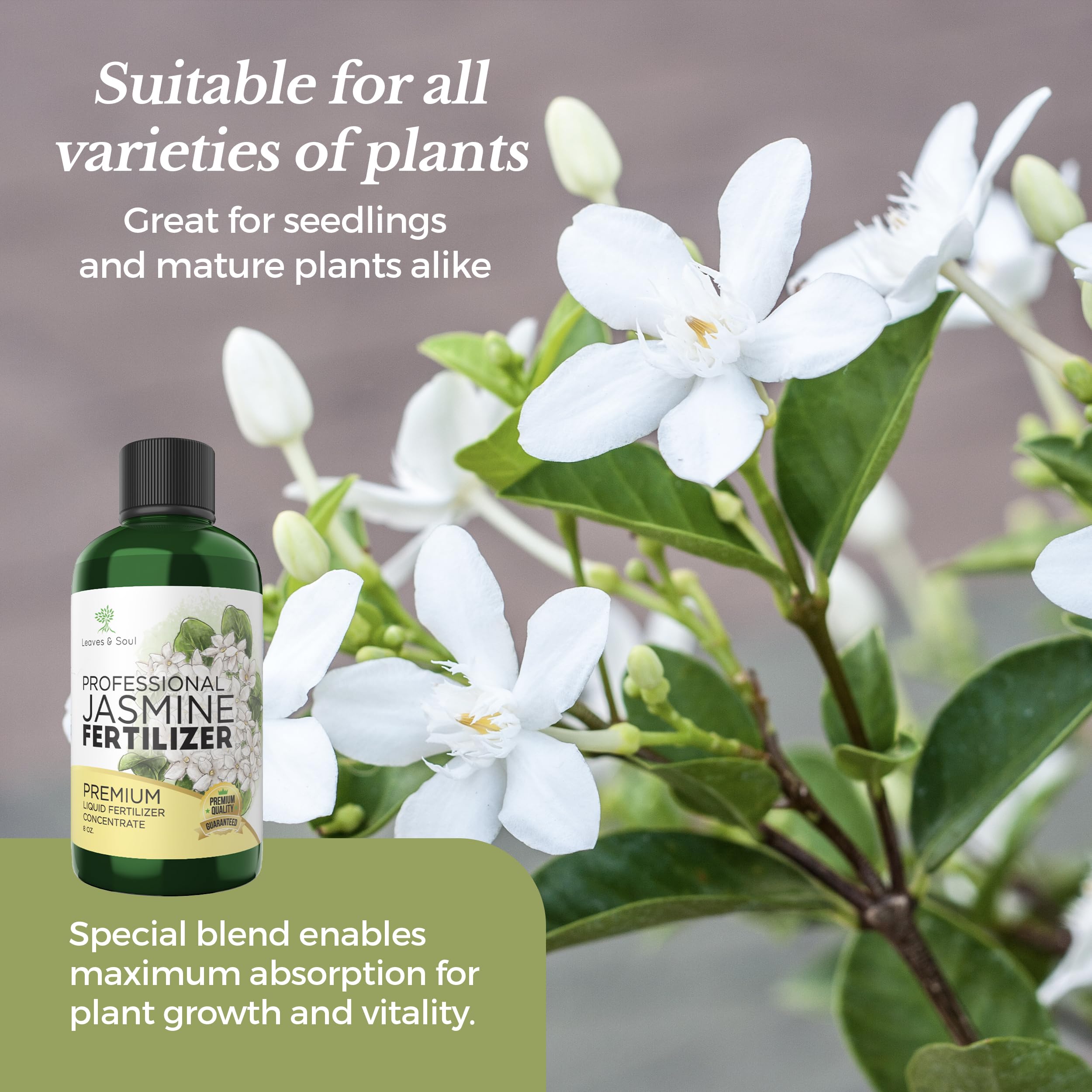 Measured pour and stable packaging ensures reliable long lasting plant nutrition.