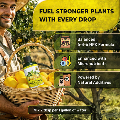 Leaves and Soul liquid fertilizer pour showing quick absorption for faster results