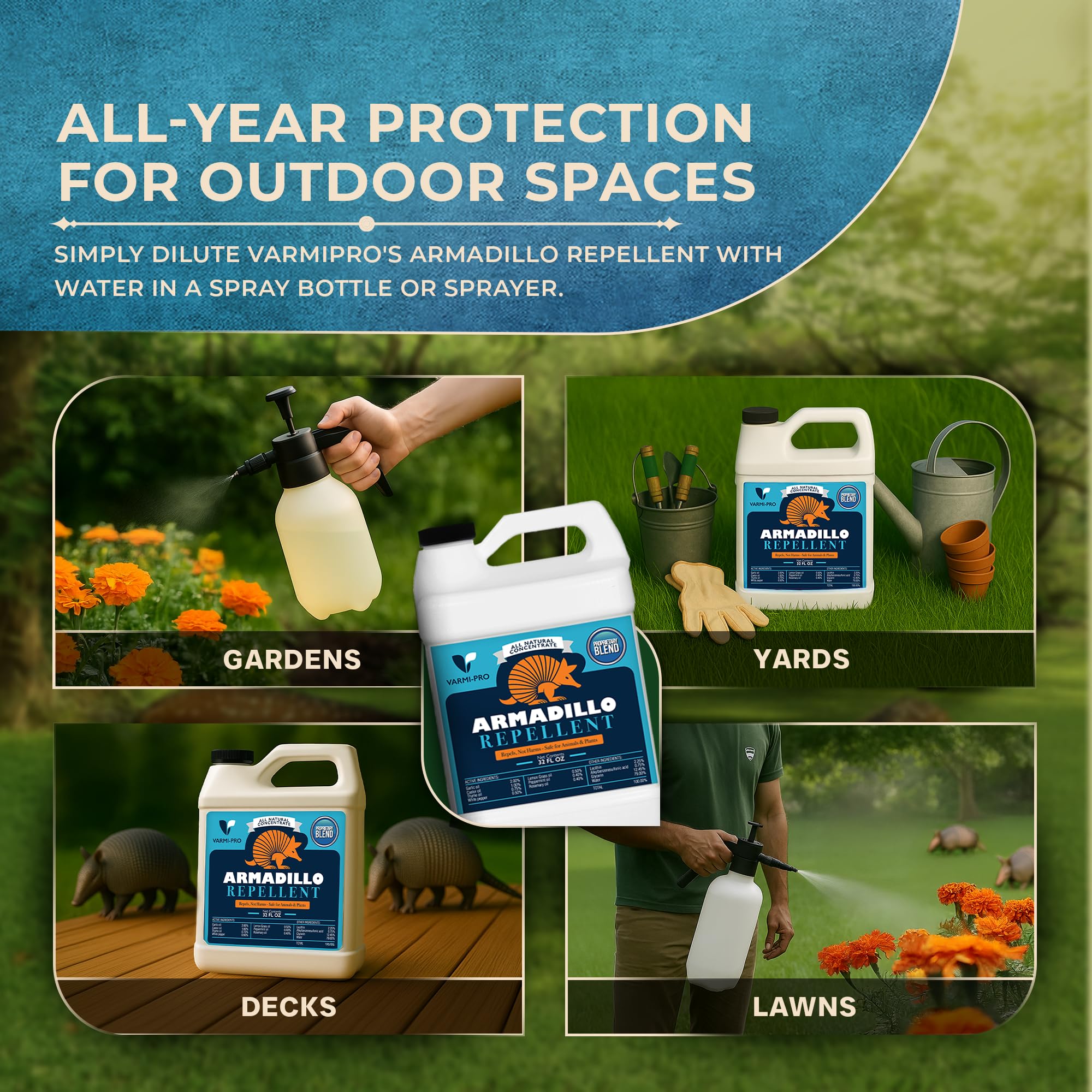 Leaves and Soul VarmiPro garden coverage helps protect flowers and shrubs.