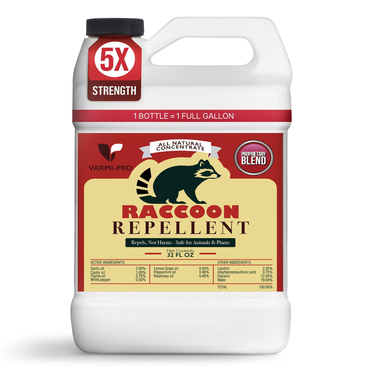 Leaves and Soul VarmiPro spray cap deters raccoons for easy outdoor application