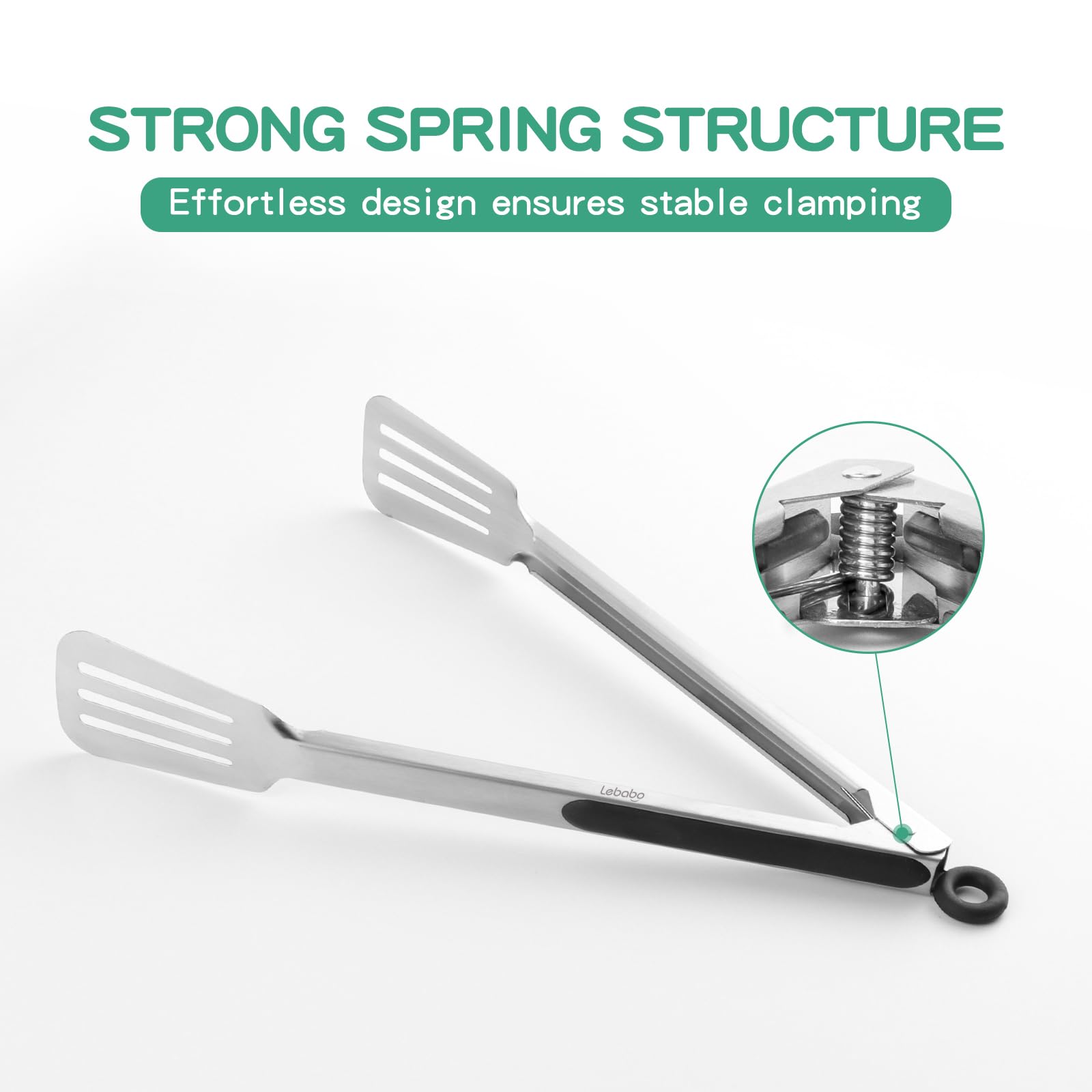 Lebabo comfortable grip reduces hand fatigue during cooking