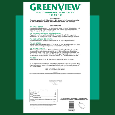 Lebanon Seaboard Green View No.40 packaging clearly shows all-purpose use.
