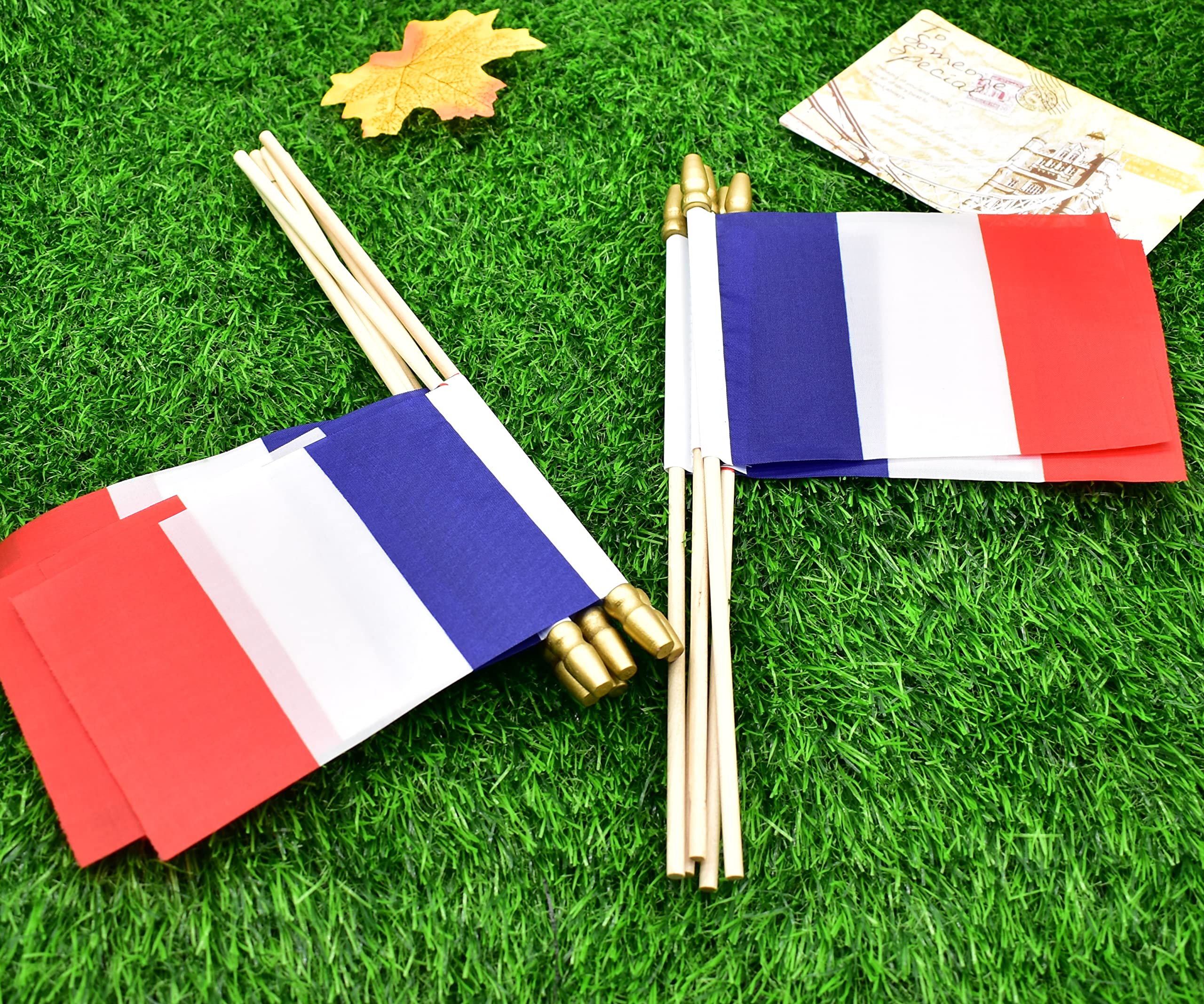 Lebei flag close-up on a stick with crisp colors