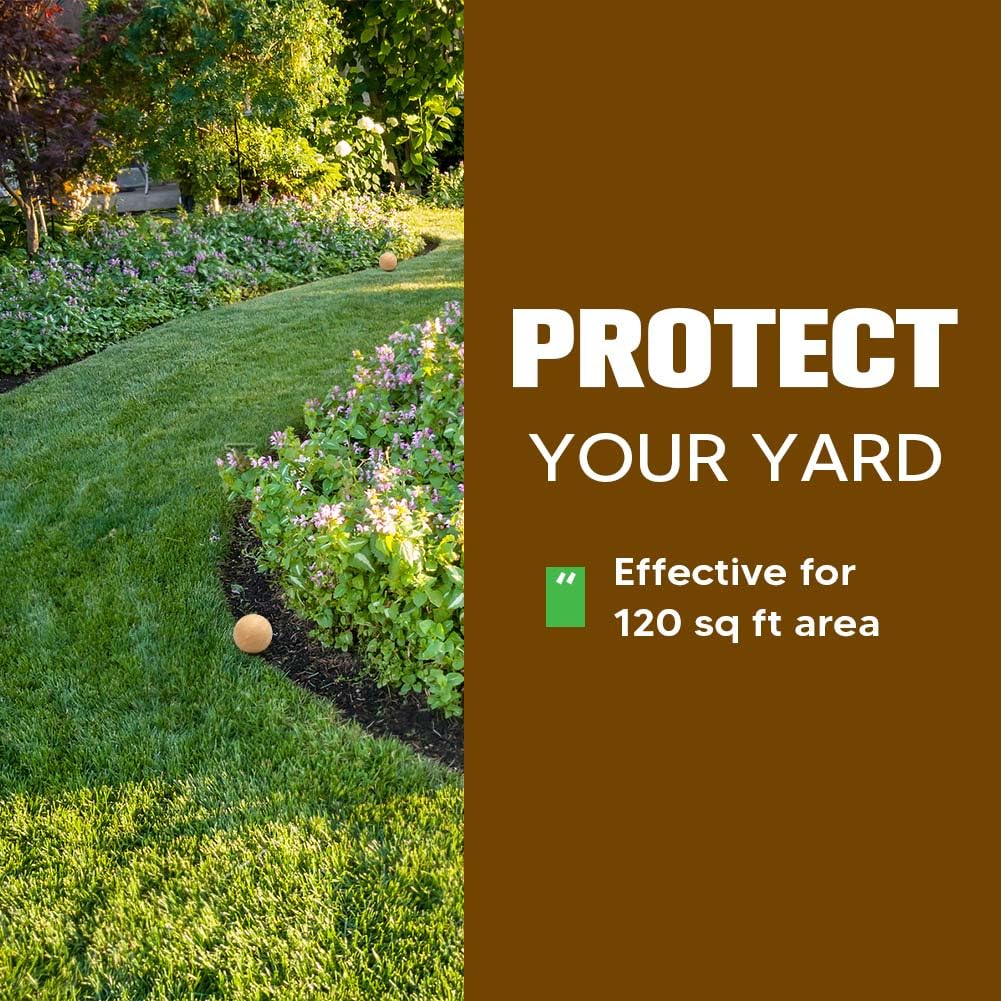 LEBMP Mole Repellent all-weather protection lasting 60-90 days.