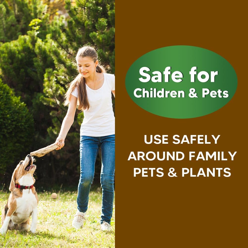 LEBMP Mole Repellent pet-safe deterrent for outdoor use around pets.