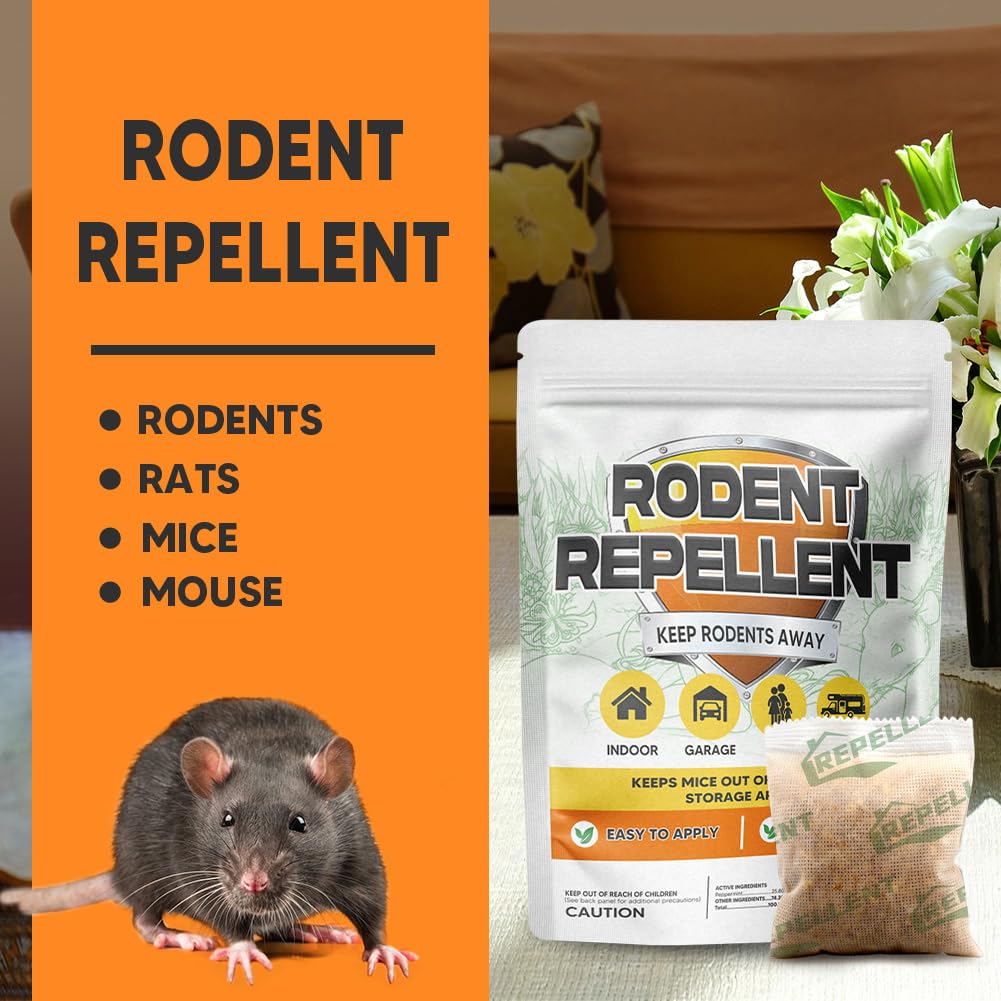 LEBMP pantry protection rodent repellent pouches for food storage areas