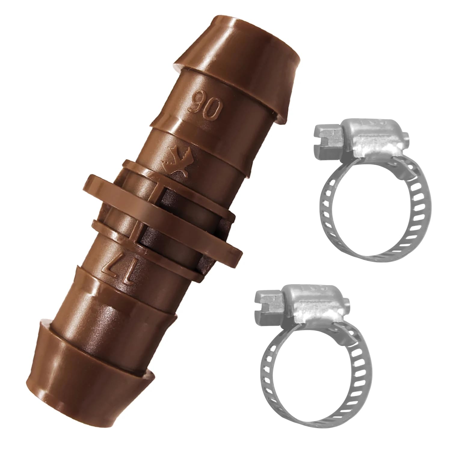 LECTO Universal 5-8 inch tubing coupler for quick drip line repair