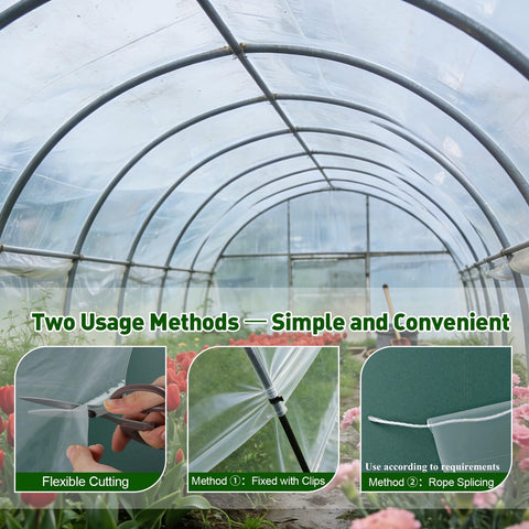 LECWELL multi-use film suits DIY greenhouses and other projects